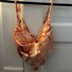 Cowl neck top